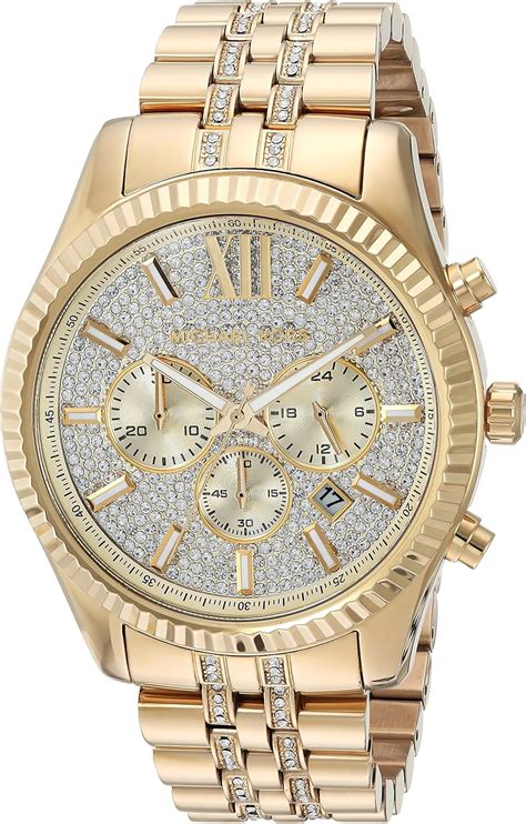 michael kors gold diamond watch.